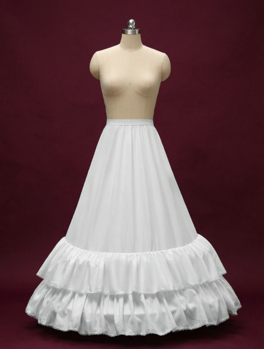 a line wedding dress before and after petticoat How Wearing a Petticoat/Underskirt Changes The Appearance of an A-line or  Ball Gown Wedding Dress
