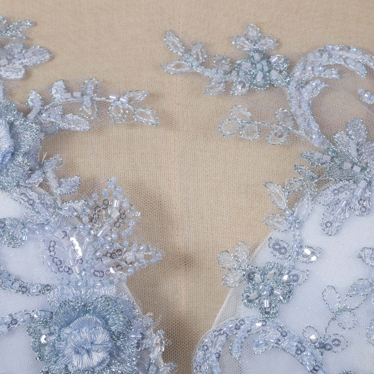 Modern A-Line Floral Lace Wedding Dress