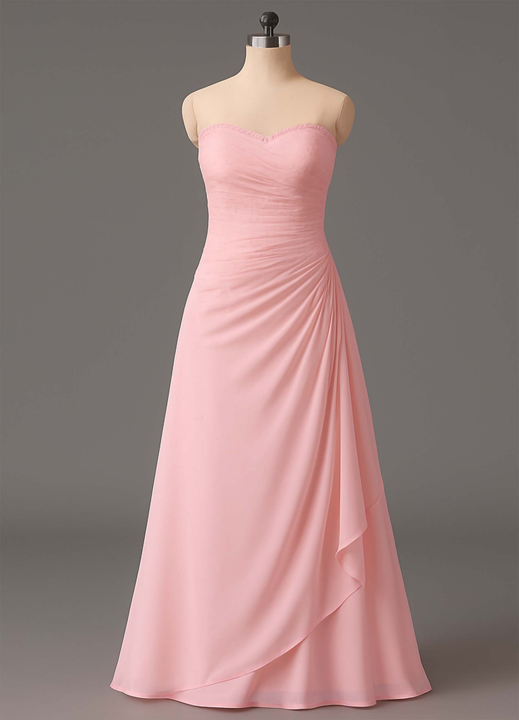 Floor Length A-Line Chiffon Bridesmaid Dress