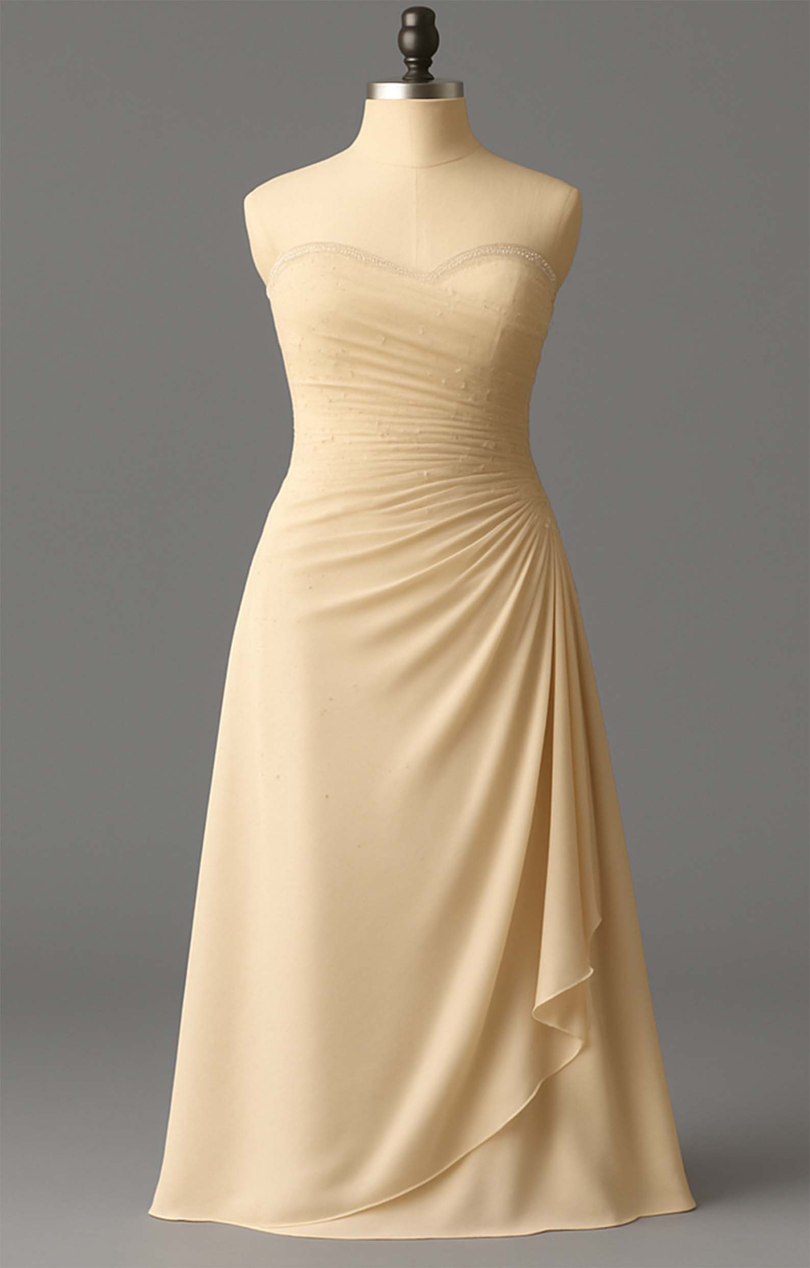 Floor Length A-Line Chiffon Bridesmaid Dress