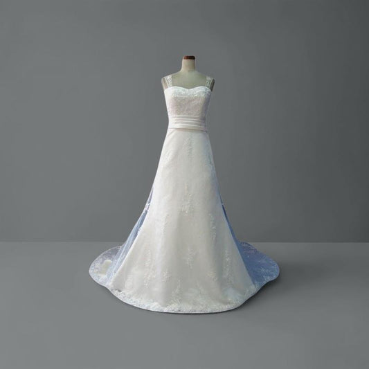 Elegant White wedding dresses Lace Wedding Bridal Dresses long Tail For Wedding gown
