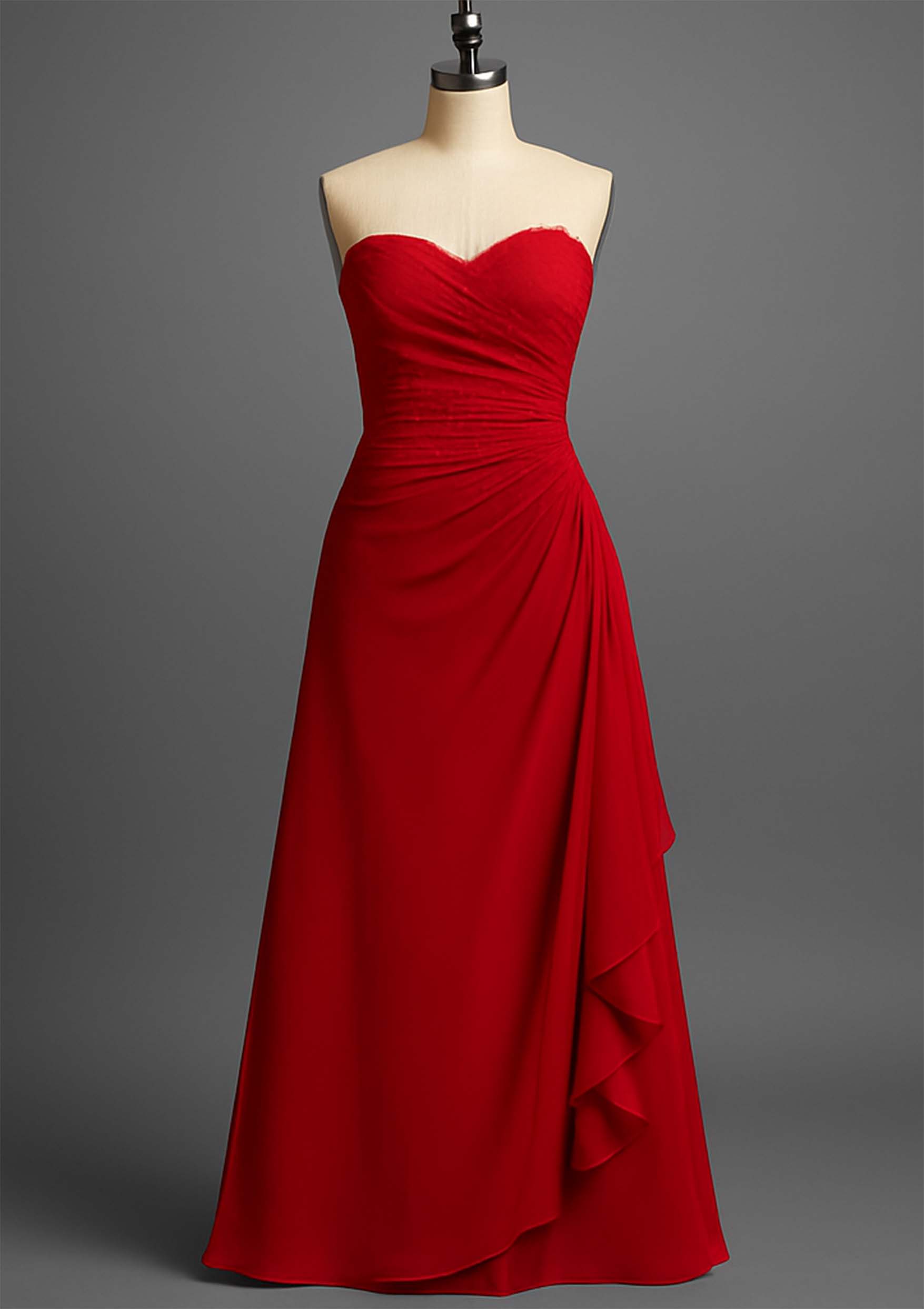 Floor Length A-Line Chiffon Bridesmaid Dress