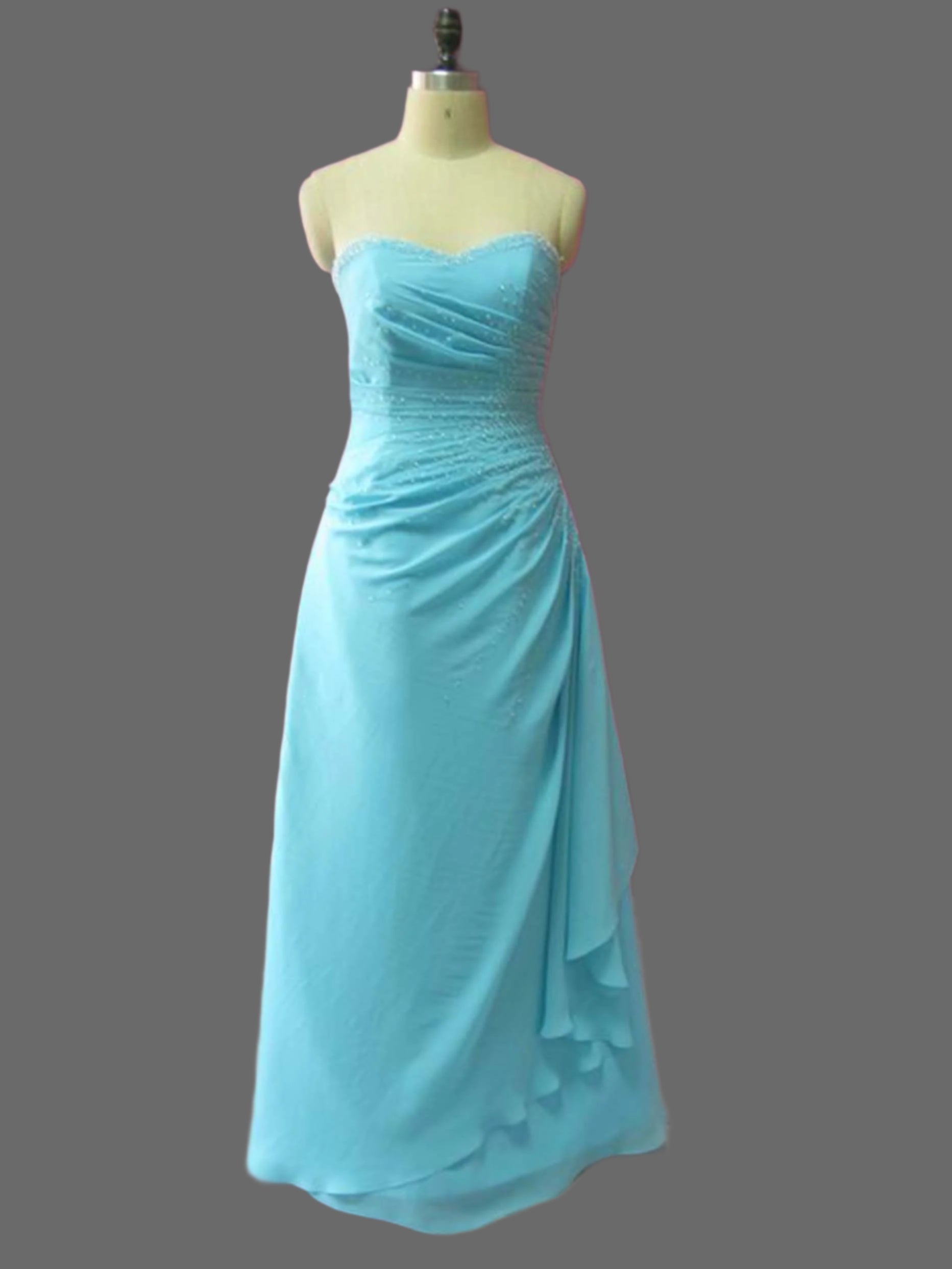 Floor Length A-Line Chiffon Bridesmaid Dress