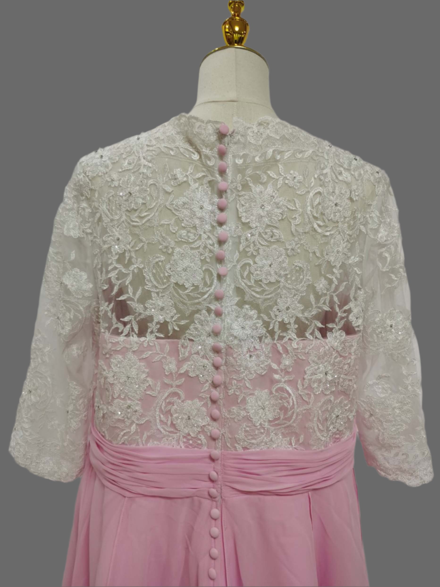 Mother of Bride Dress - Elegant Chiffon A-Line Dress for Weddings