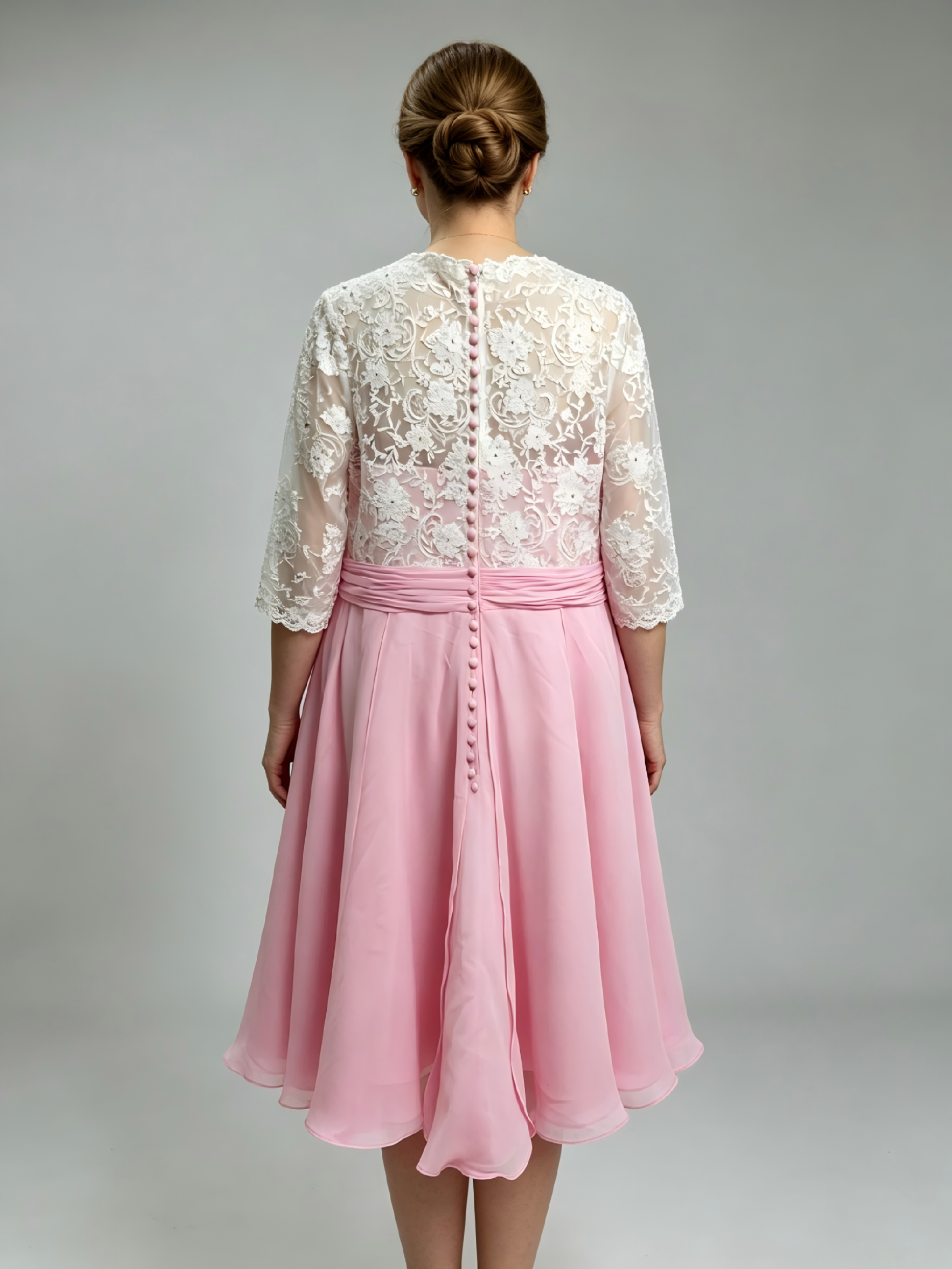 Mother of Bride Dress - Elegant Chiffon A-Line Dress for Weddings