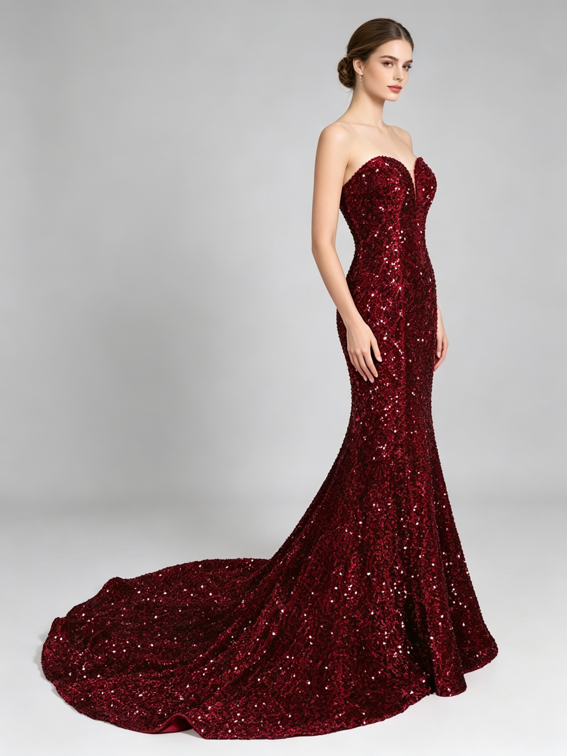 Sequin Sweetheart Mermaid Dress