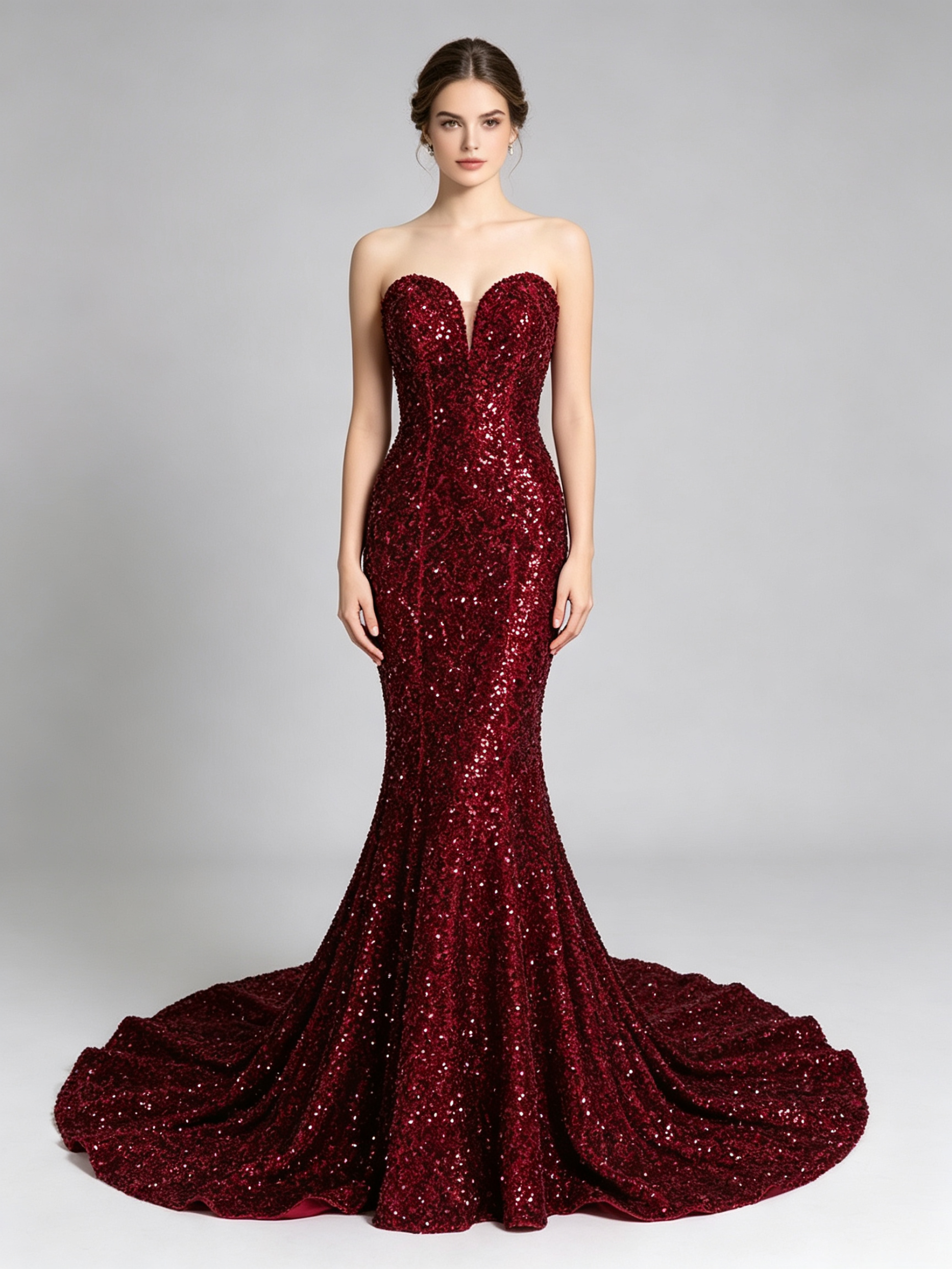 Sequin Sweetheart Mermaid Dress
