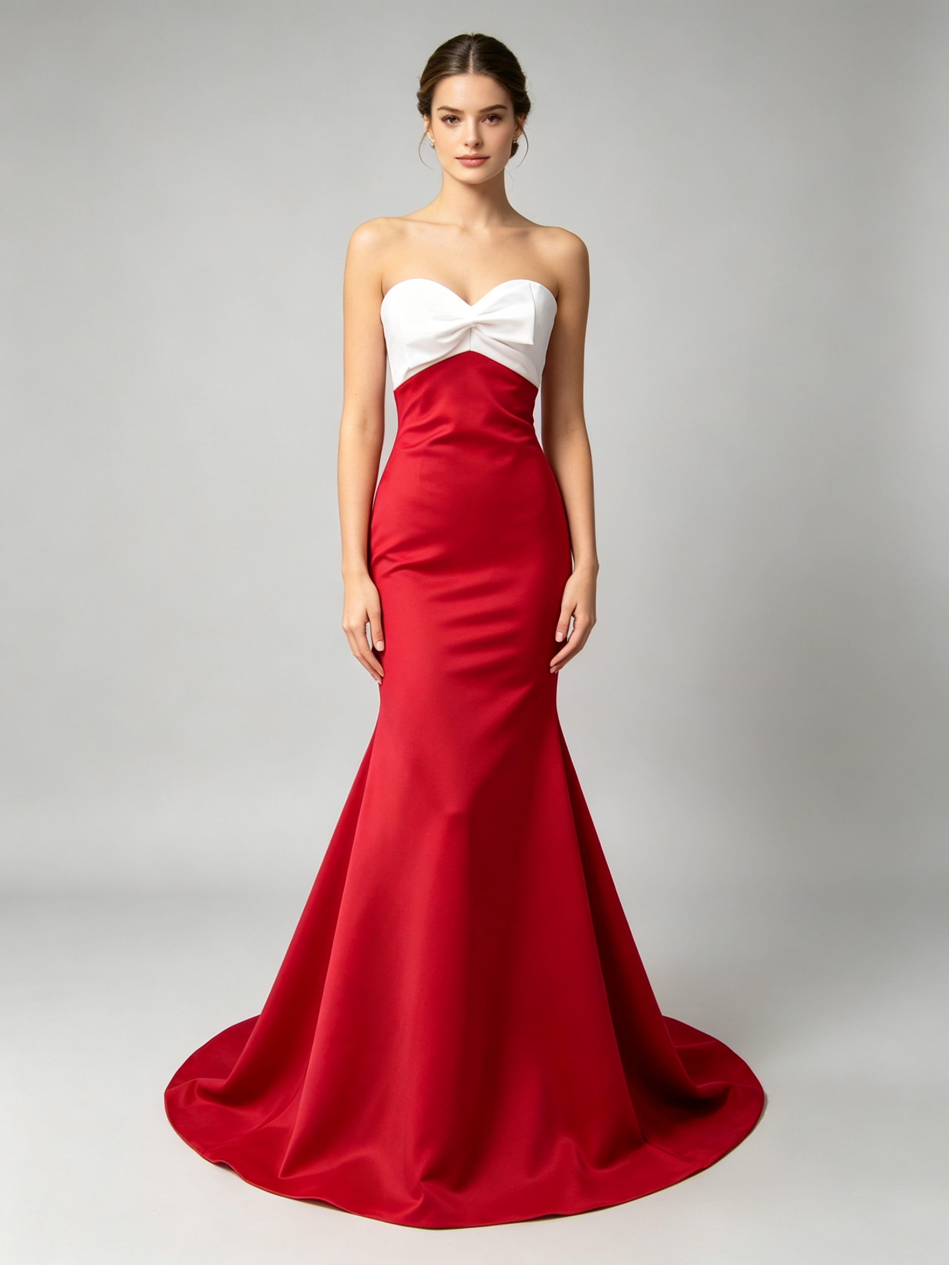 Strapless Mermaid Evening Gown - Sweetheart Neckline Formal Dress