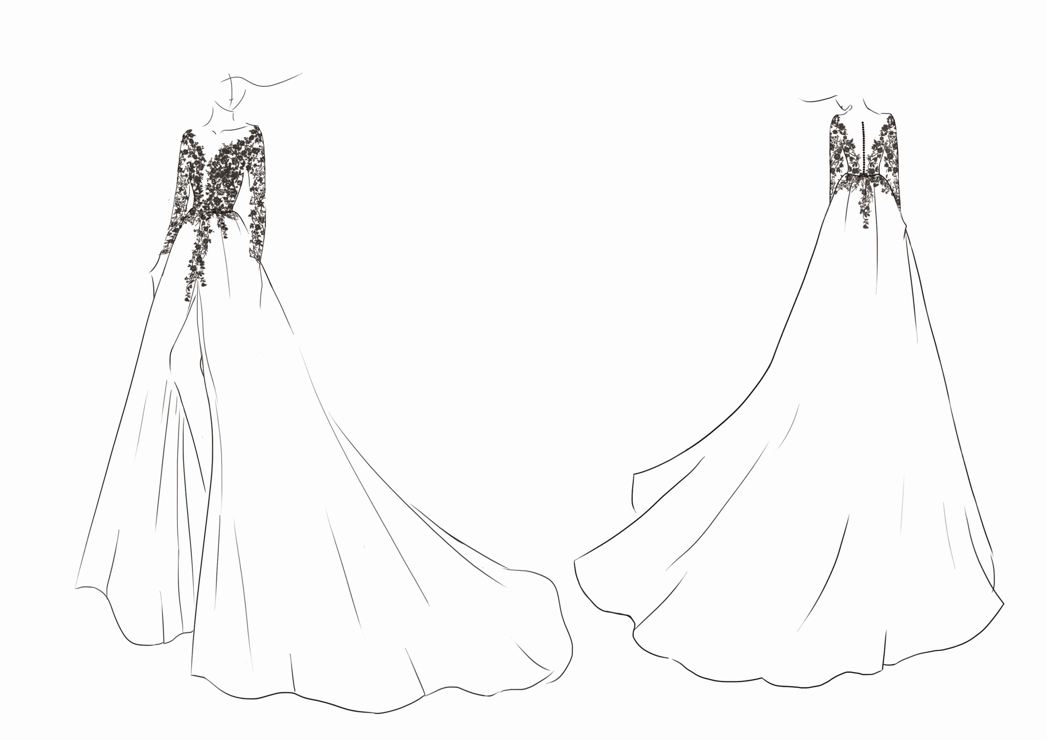 Stunning A-Line Wedding Dress - Off-Shoulder Lace Bridal Gown